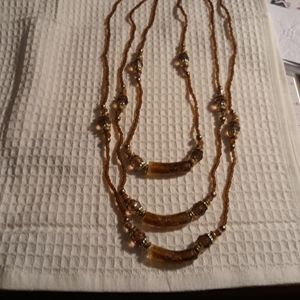 Triple length necklace